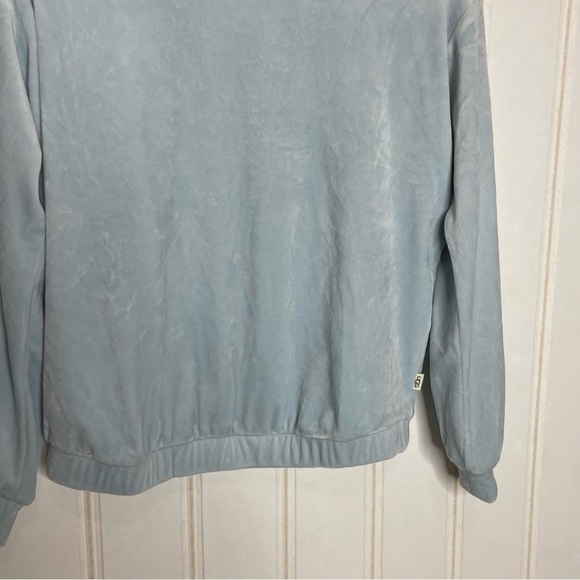 UGG Shanara Stretch Velour Top in Pool Blue XS 575 - Picture 7 of 10